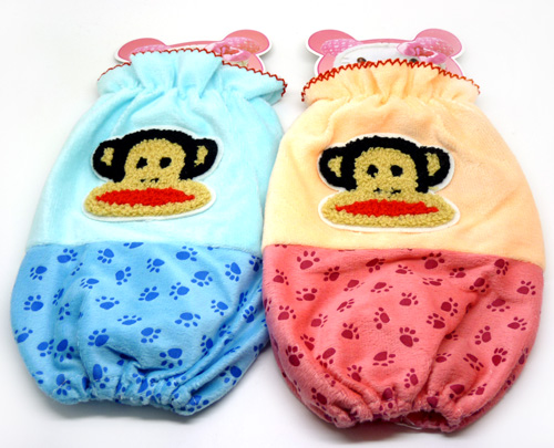 韩版可爱大嘴猴女学生袖套 冬天大人小孩百搭套袖护袖 9-32