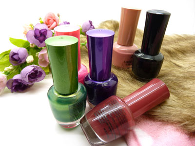 糖果色指甲油透明粉色爱心亮片裸色-----N206	