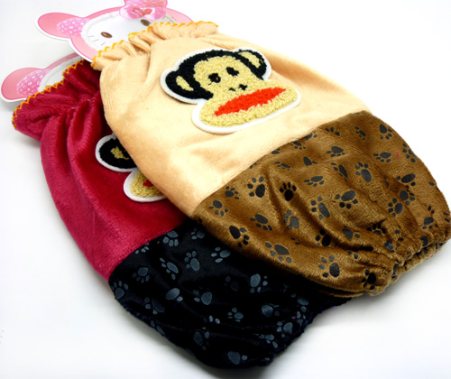 韩版可爱大嘴猴女学生袖套 冬天大人小孩百搭套袖护袖 9-32