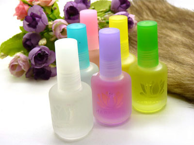 磨沙瓶天然植物清香护甲油颜色透明 24种可选