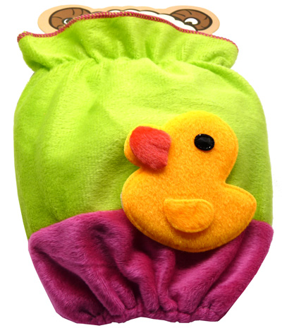 小黄鸭毛绒套袖 可爱宝宝袖套 女士短款小清新套袖 61-39