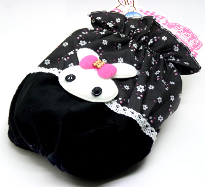 可爱小兔蝴蝶结点点布艺花边套袖 办公居家护套33-26