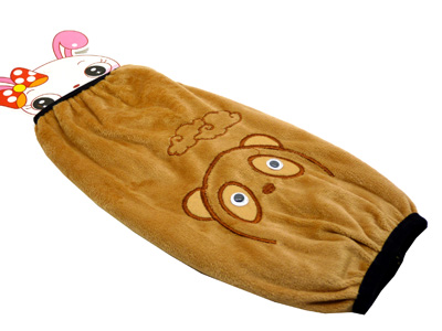 最新款式卡通时尚长款袖套 金丝绒秋冬季毛绒套袖  7-32