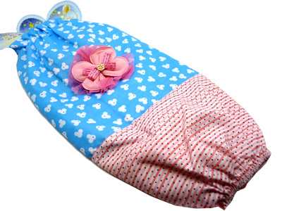 蝴蝶结镶钻纯棉布艺套袖 长款大人小孩办公通用护袖5-29