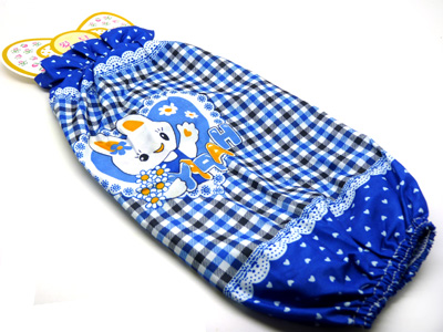 淑女条格套袖 学生护袖长款 办公通用套袖 50-15