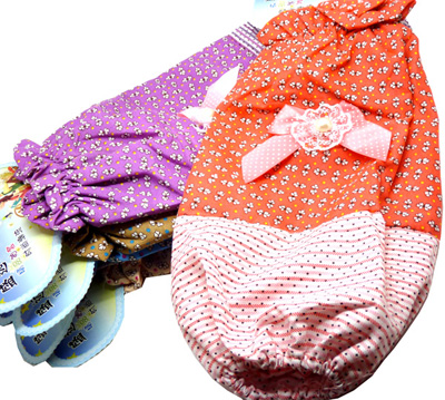 韩版防污防尘 纯棉可爱印花条纹护袖套袖 2-29