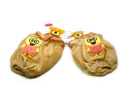 韩国可爱卡通套袖护袖女秋冬儿童成人毛绒袖套 -6号	