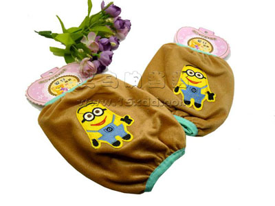 可爱短款套袖冬季女款卡通护袖儿童成人保暖毛绒袖套防污袖头 -7号