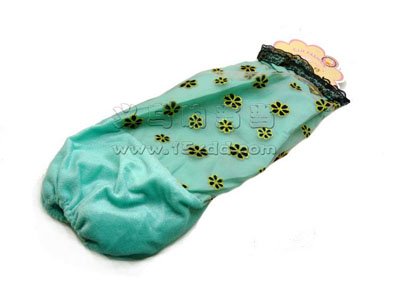 韩版中长款女袖套 双层防水蕾丝碎花护短款套袖 防污居家日用护袖 -4号	