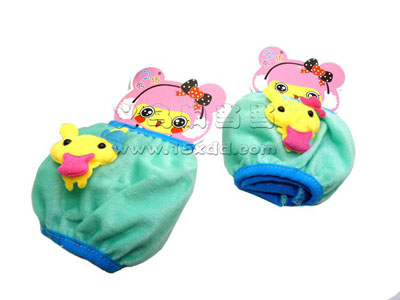 韩版卡通兔子毛绒袖套 长款女士可爱套袖 儿童防污护袖头 -5号