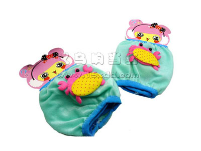 韩版卡通兔子毛绒袖套 长款女士可爱套袖 儿童防污护袖头 -5号	