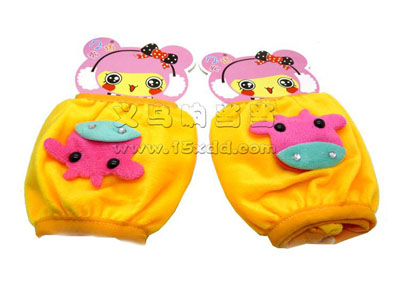 韩版卡通兔子毛绒袖套 长款女士可爱套袖 儿童防污护袖头 -5号	