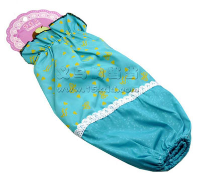 时尚韩版袖套长款 秋冬季套袖 厨房办公防污双层绒布袖套女 -3号	