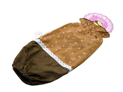 时尚韩版袖套长款 秋冬季套袖 厨房办公防污双层绒布袖套女 -3号	