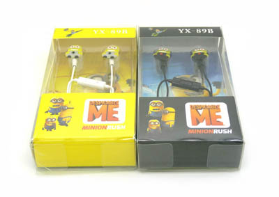 动漫神偷奶爸小黄人模型耳机生日礼物 -卡通万能耳机