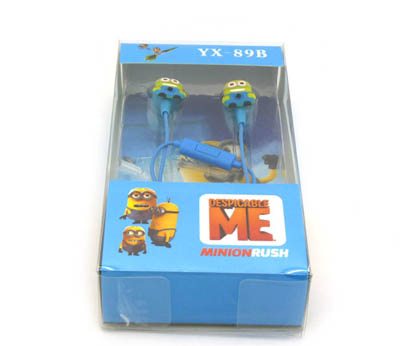 动漫神偷奶爸小黄人模型耳机生日礼物 -卡通万能耳机