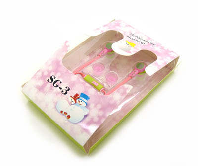 电脑手机耳机入耳式耳麦耳塞线控带麦克风话筒 -多功能耳机SG-3