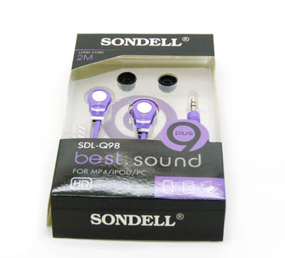 手机耳机MP3/4 手机电脑通用低音耳塞式耳机 -SDL-Q98