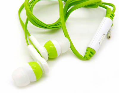 电脑手机MP3耳塞式耳机 线控耳机入耳 面条式重低音耳机 -010