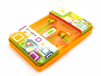 手机线控耳机 入耳式耳塞 耳麦苹果三星小米华为 电脑游戏机通用耳机 -EV-A804