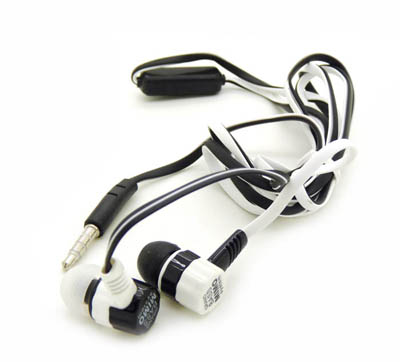 时尚手机耳机 带麦低音入耳式手机耳机 耳塞线控带话筒 -MI-13	