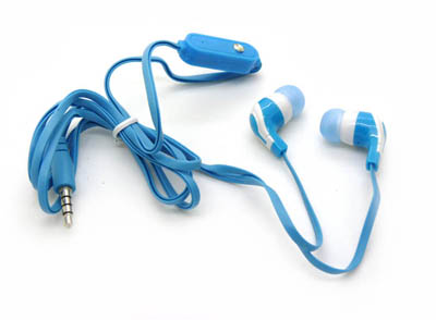 手机线控电脑音乐挂耳式带耳麦耳机 通用手机耳机 -面条线运动耳机 -MI-03	