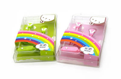 手机线控电脑音乐挂耳式带耳麦耳机 通用手机耳机 -面条线运动耳机 -MI-03