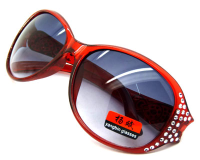 太阳镜 防紫外线 女潮酷大框女士渐变色墨镜时尚热卖----8038