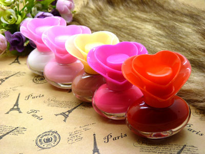 创意花朵造型女生美甲油-花朵指甲油	