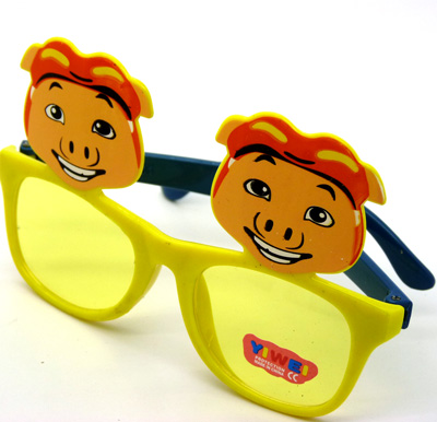 猪猪侠卡通男女儿童太阳眼镜小孩潮宝宝墨镜糖果色