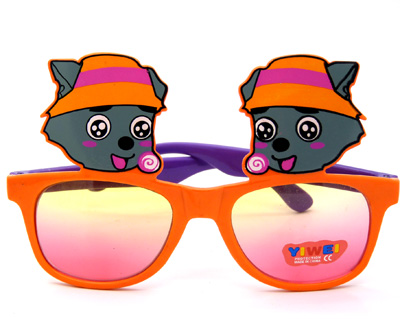 小灰灰卡通男女儿童太阳眼镜小孩潮宝宝墨镜糖果色