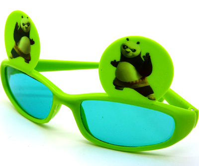 功夫熊猫卡通男女儿童太阳眼镜小孩潮宝宝墨镜