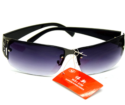 韩国切边眼镜 防紫外线眼镜 男女款无框超轻太阳眼镜-704