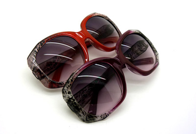 新款时尚复古渐变偏光镜 大框潮流墨镜 -3801