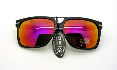 明星款复古 韩国潮人彩色镜片超修脸型超大牌墨镜 -005A