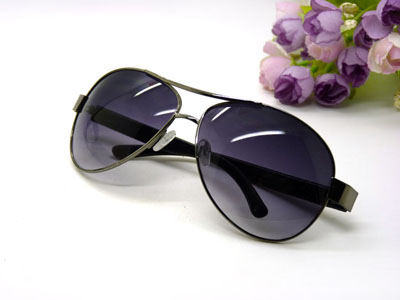 男女偏光镜潮人炫彩蛤蟆镜复古反光墨镜男太阳眼镜-8808