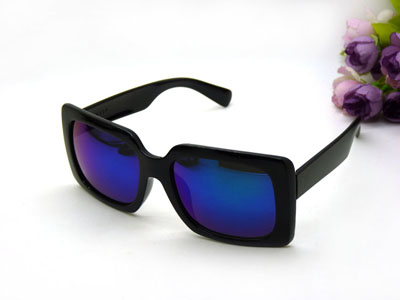 太阳镜大方框水银反光镜李敏镐款墨镜-2114-49号