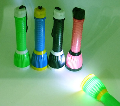 创意环保led小手电 旅行小手电 塑料迷你手电筒 -108手电筒	