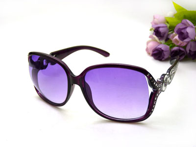 太阳眼镜 女 优雅奢华水钻时尚墨镜驾驶镜-8008-65号