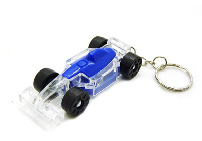 儿童玩具赛车挂件 钥匙挂件 -彩光赛车小手电	