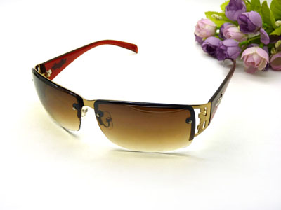 太阳镜高清偏光镜小脸方形墨镜无框太阳眼镜复古蛤蟆镜男潮-994