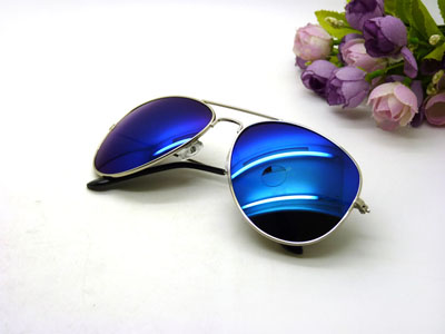 太阳镜男童反光墨镜女童太阳眼镜炫彩蛤蟆镜孩子眼镜-3026