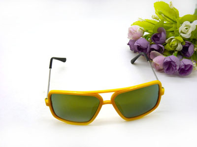 小孩太阳镜宝宝眼镜金属时尚蛤蟆镜大框遮阳镜 眼睛-2278小孩	