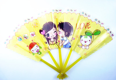 创意/个性/卡通/塑料/小折扇子