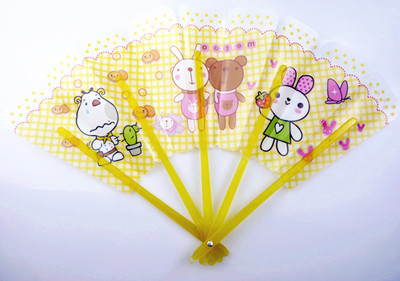 创意/个性/卡通/塑料/小折扇子	