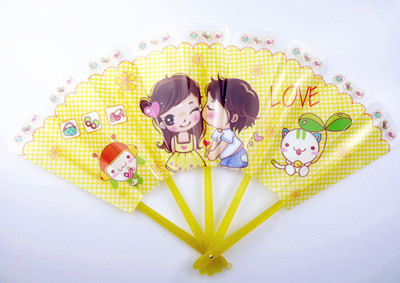 创意/个性/卡通/塑料/小折扇子