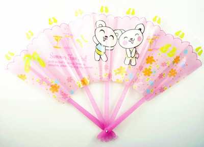 创意/个性/卡通/塑料/小折扇子	
