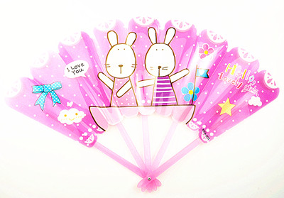 创意/个性/卡通/塑料/小折扇子	