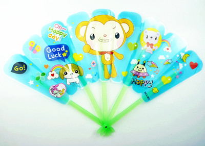 创意/个性/卡通/塑料/小折扇子	