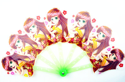 创意/个性/卡通/12玲珑系列/小折扇子	